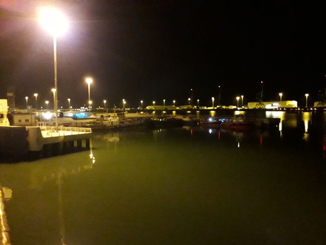 Port at night II