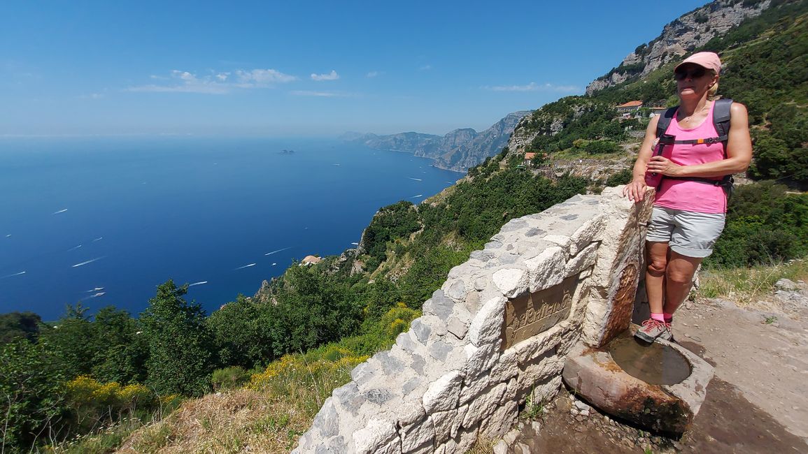 the 1st day Amalfi .. hiking on the 'Il sentiero degli Dei', the 'Path of the Gods'