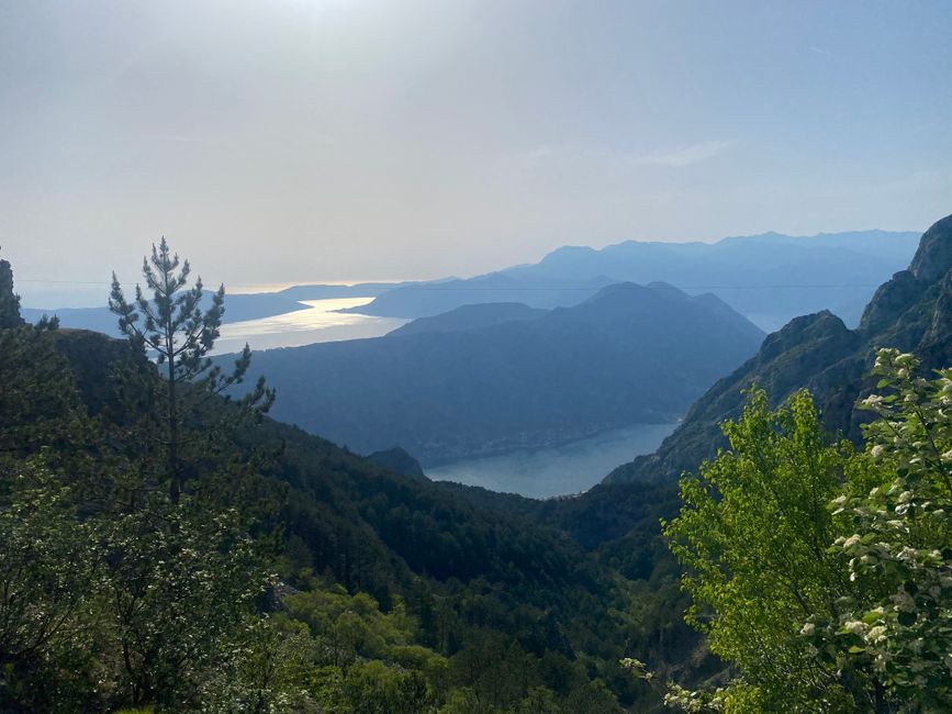 First view of the Bay of Kotor