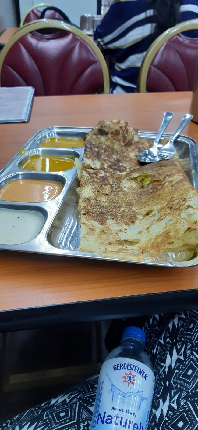 Indisches Dosa zum Frühstück 