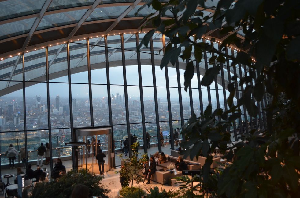 New Year's trip to the Sky Garden
