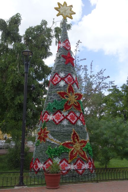 Christmas lights in Mérida