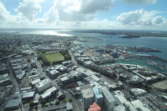 Auckland from the Sky Tower!