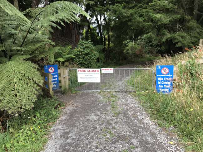 Omanawa Falls - Closed !?