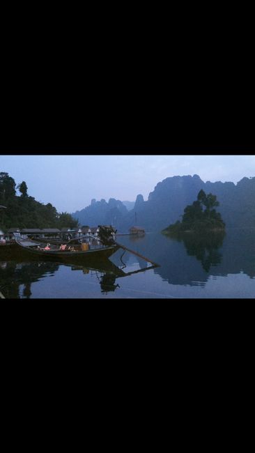 Khao Sok - floating bungalows and biggest man-made lake