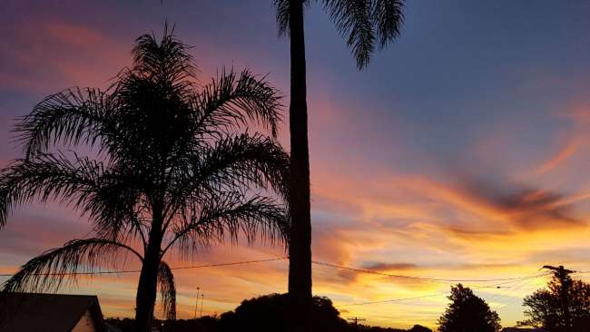 Sonnenuntergang in Toowoomba (Qld)