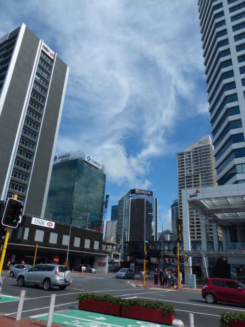 Auckland is the financial capital - you can see it