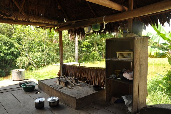 In San Martín we had one last almuerzo, which was prepared on the open fire