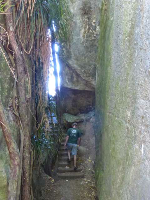 Rock climbing near Pohara