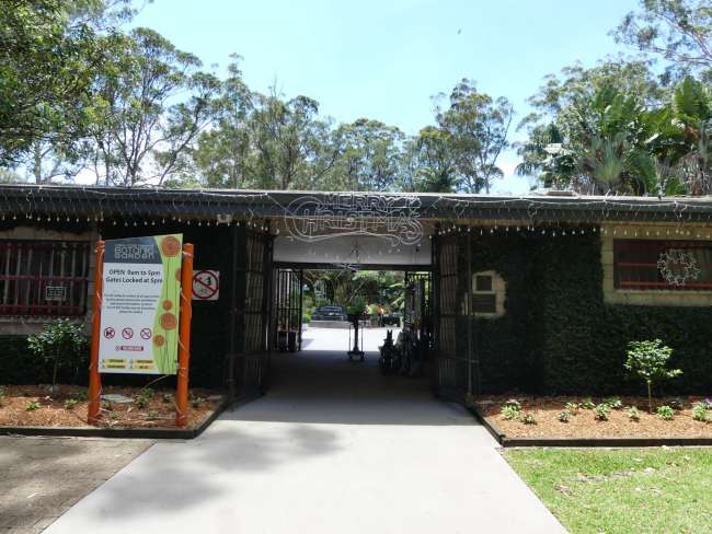Entrance to the Botanic Garden