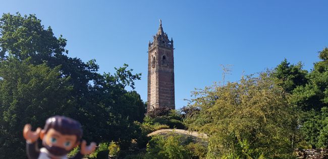 The Cabot Tower in the midst of Brandon Hill Park