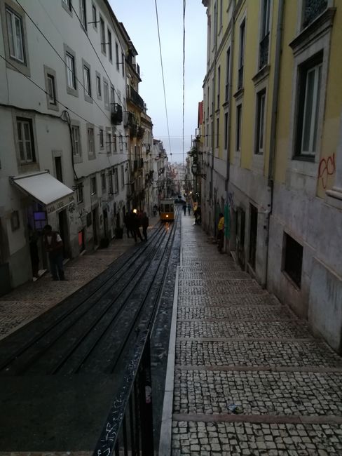 Studienfahrt nach Lissabon - Surfen im Regen