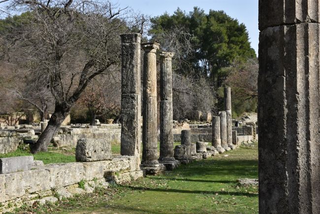 Ruinen im alten Olympia