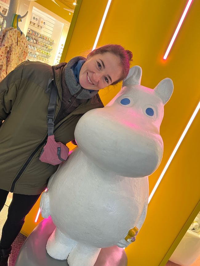 Finally reunited with a Moomin!