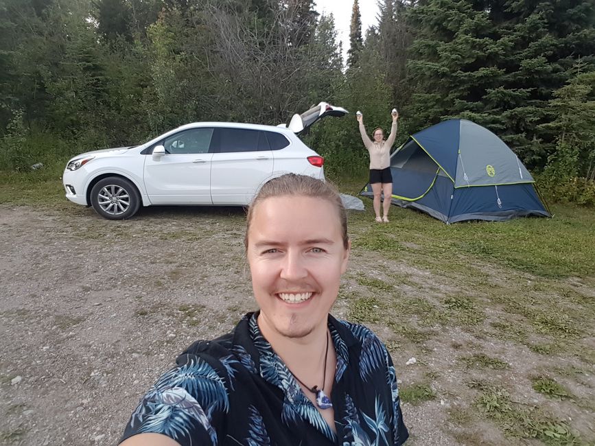 Unser zweiter Wild Campingplatz