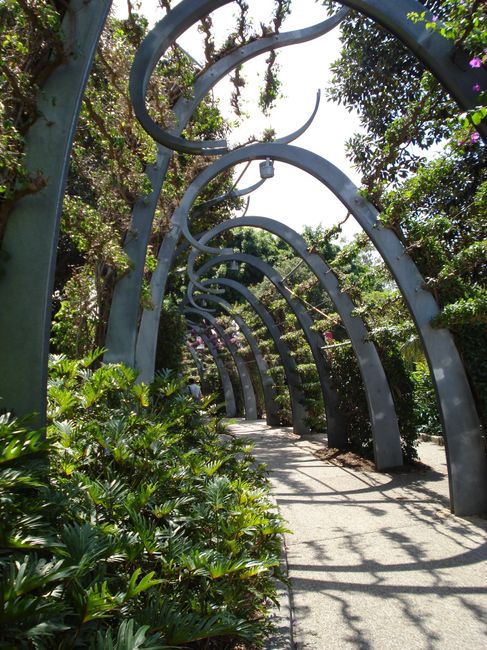The Arbour consists of 443 metal arches