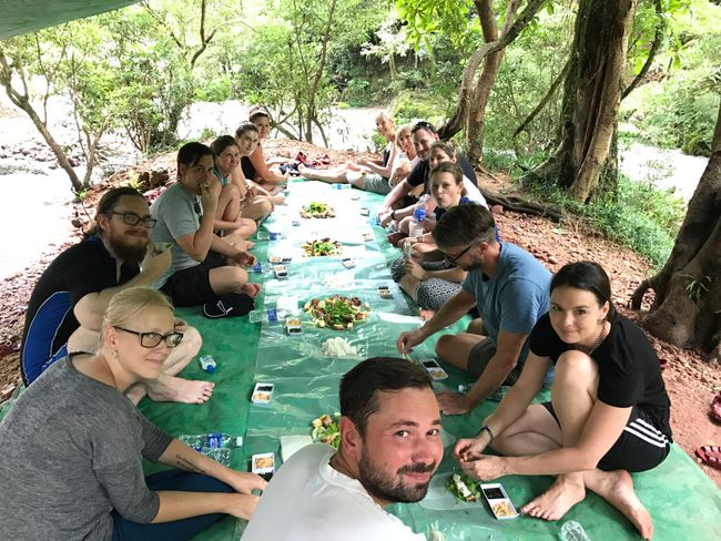 Lunch in the jungle, Phong Nha National Park