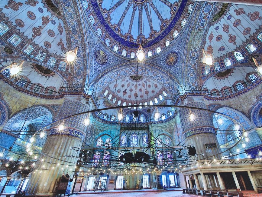 Die blaue Moschee.