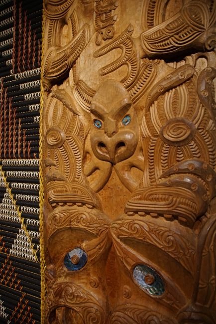 Wellington Museum - Maori carvings