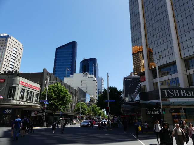 Hauptstraße in Auckland