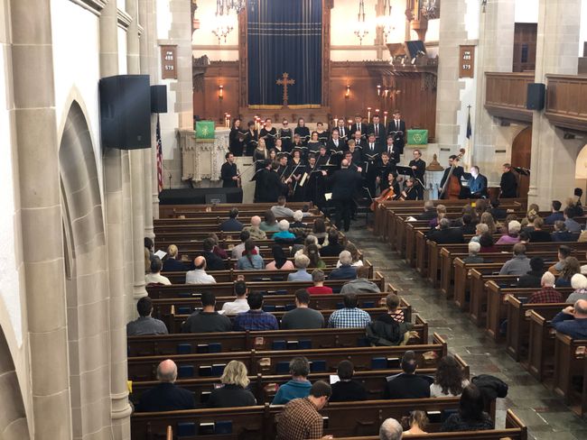 2. h-Moll Messe in der First Presbyterian Church in Beaver Falls