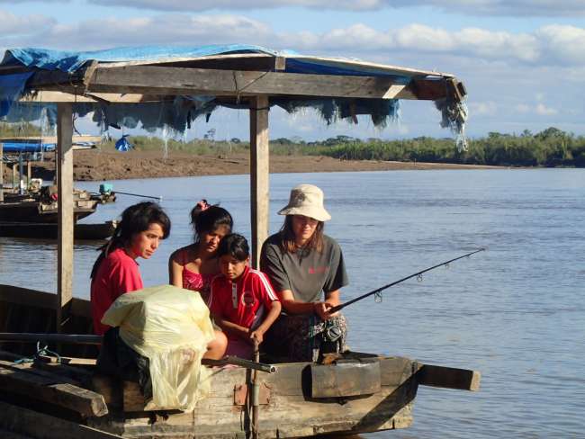 The Amazon of Bolivia and the adventures with Capi our captain