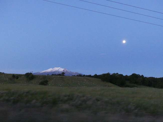 Evening atmosphere at Mount Ruapehu