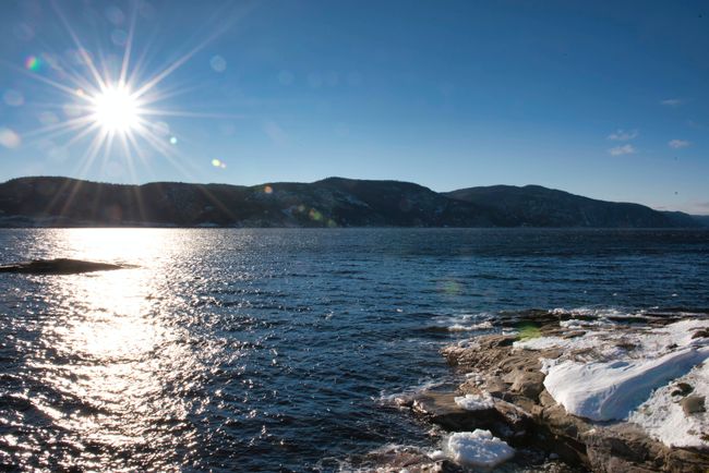 Saguenay River at the mouth of the St. Lawrence before Tadoussac