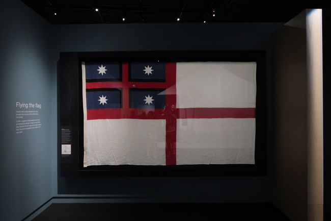 Neuseelands erste Flagge der vereinigten Stämme
