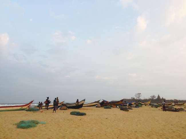 At the beach of Mahabalipuram 😍