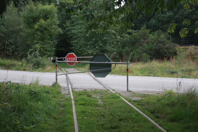 Die Hauptstraße musste man selber sperren