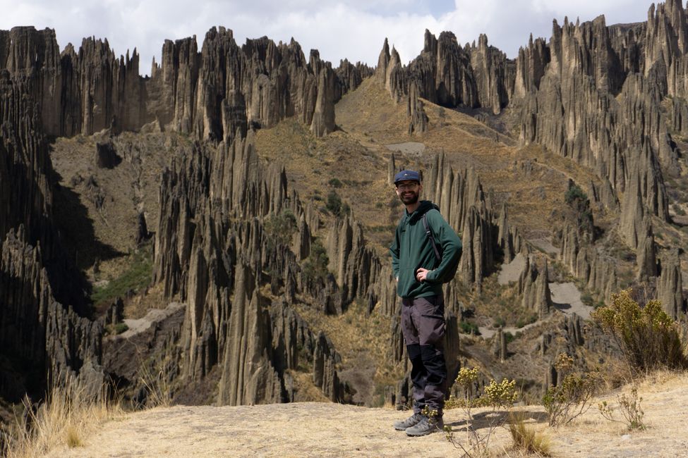 Reality von Langzeitreisenden in La Paz, Bolivien