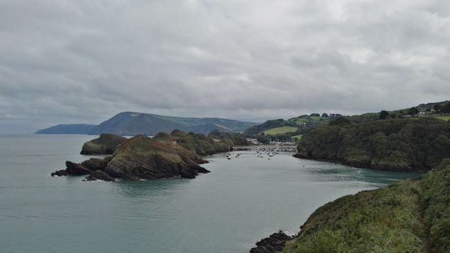 first glimpse of Ilfracombe