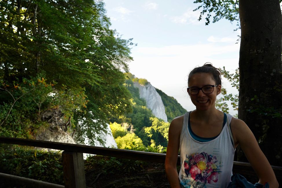 Janina auf der Viktoriasicht-Plattform
