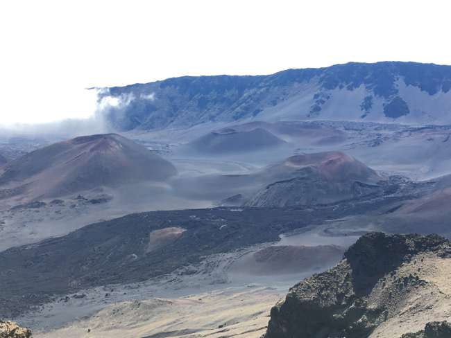 Crater landscape on Haleakalā