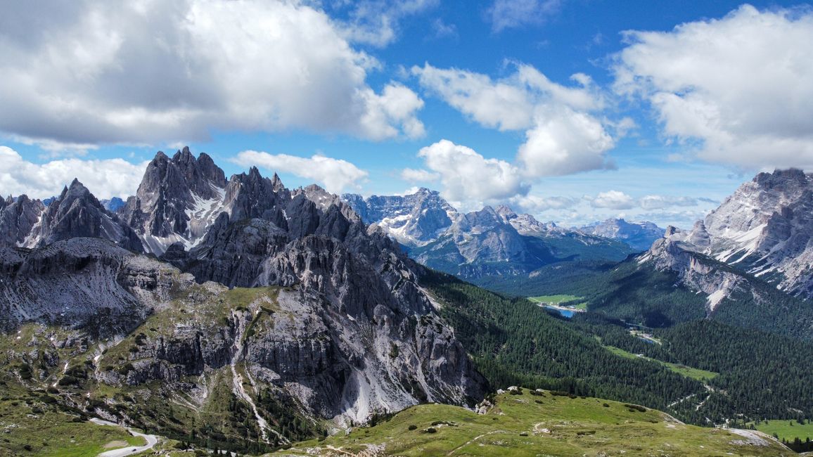Bergpanorama Dolomiten