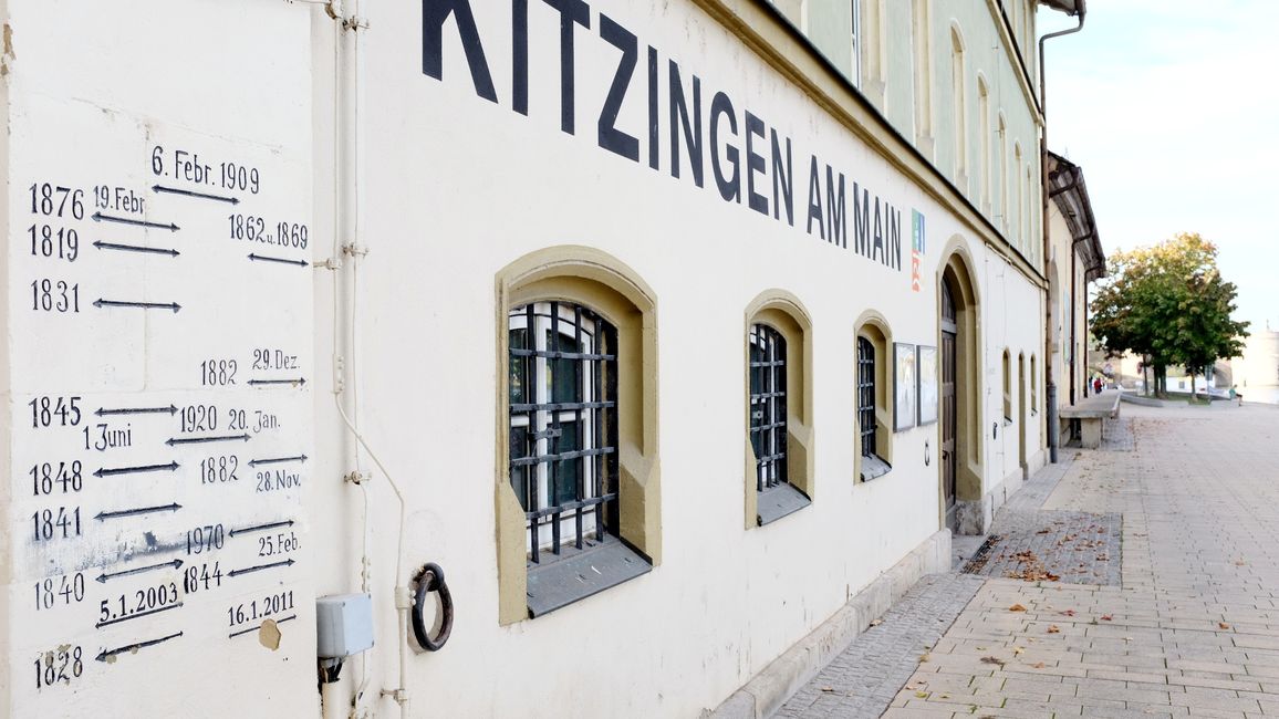 By car you first go to Kitzingen am Main