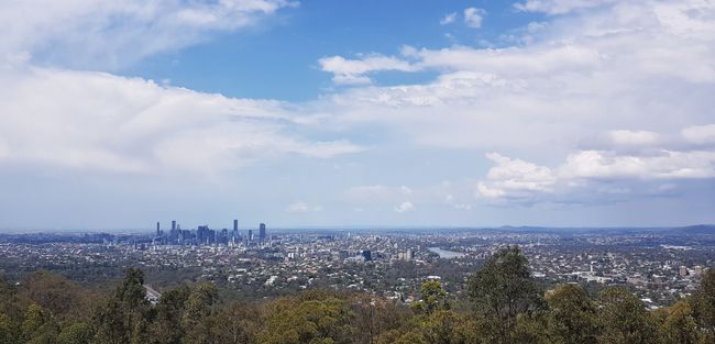 Blick über Brisbane 