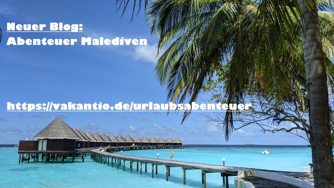 Neuer Abenteuer-Blog ist online: Malediven!