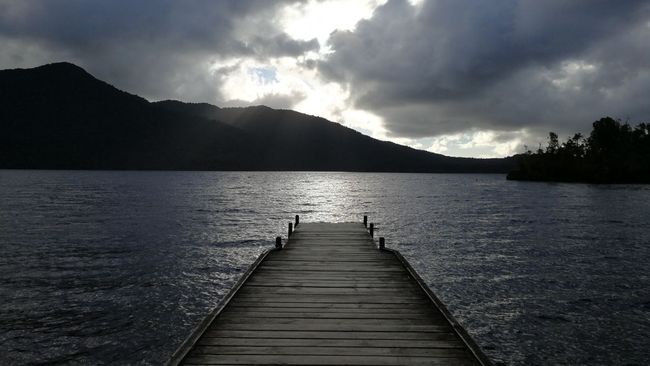 Campingplatz, Lake Kaniere bei Hokitika