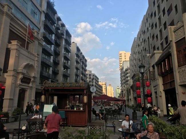Die Wu Ma Street und das Zentrum von Wenzhou.