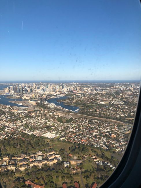 Landung Approche Sydney 1