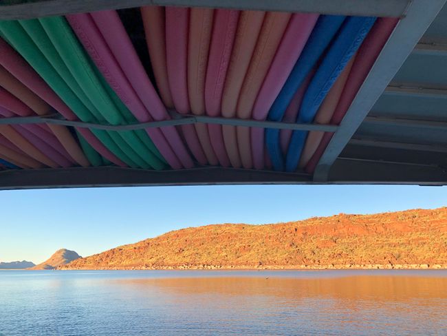 Sunset 🌅 Boat tour at Lake Argyle