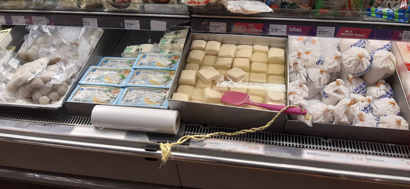 Tofu im Supermarkt 