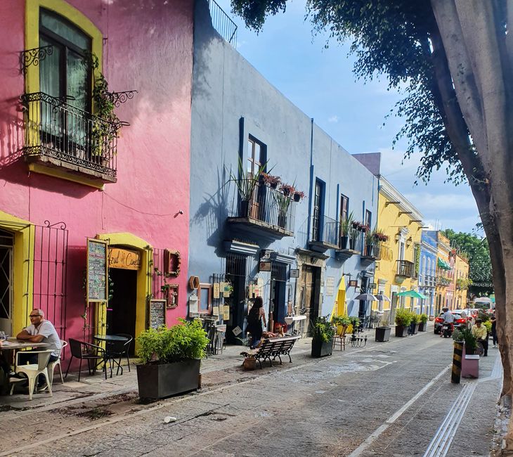 Straße in Puebla