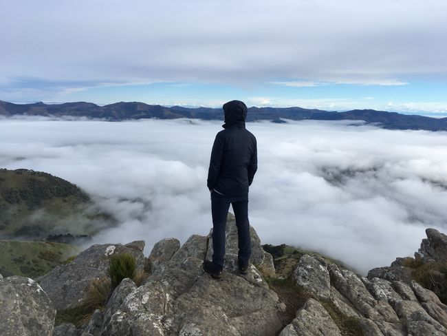 Christchurch und eine kleine Wanderung durch Wolken