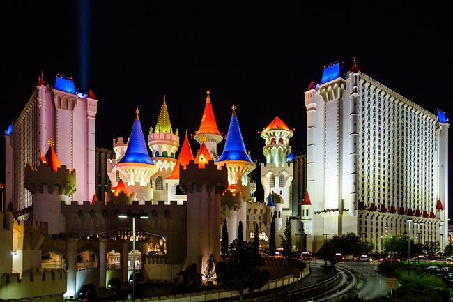 Our hotel, the Excalibur