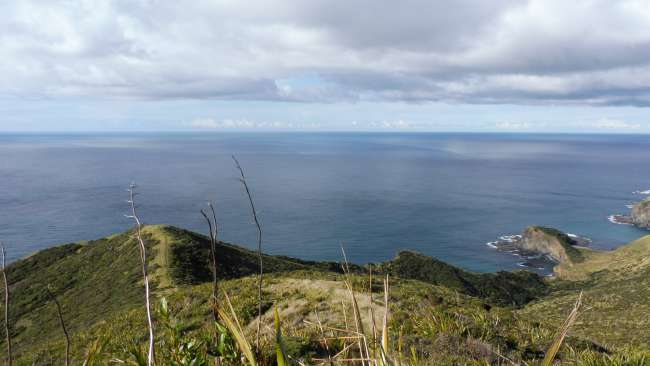Das Tasmanische Meer und der Pazifik treffen aufeinander
