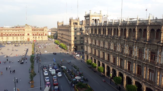 View of Zócalo