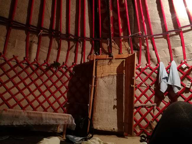 In our yurt
